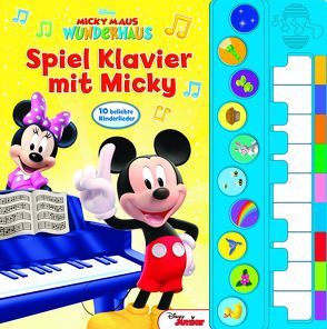 Spiel Klavier mit Micky – Disney Junior Liederbuch mit Klaviertastatur – Vor- und Nachspielfunktion