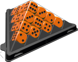 Spiel mini Würfelpyramide orange von ABACUSSPIELE Team, Wittig,  Reinhold