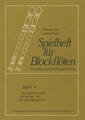 Wir spielen zu viert auf Sopran-, Alt- und Tenor-Blockflöten von Lutz,  Willibald, Moritz,  Ludwig