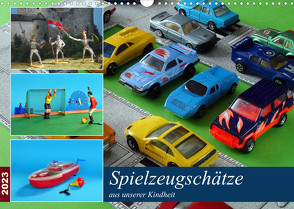 Spielzeugschätze aus unserer Kindheit (Wandkalender 2023 DIN A3 quer) von Huschka,  Klaus-Peter