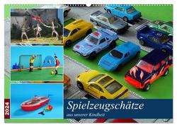 Spielzeugschätze aus unserer Kindheit (Wandkalender 2024 DIN A2 quer), CALVENDO Monatskalender von Huschka,  Klaus-Peter