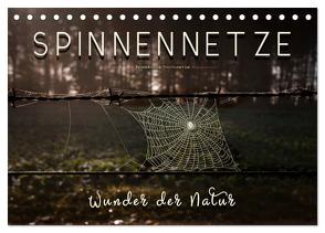 Spinnennetze – Wunder der Natur (Tischkalender 2024 DIN A5 quer), CALVENDO Monatskalender von Roder,  Peter