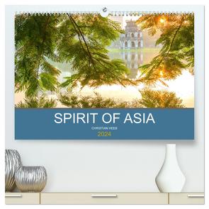 Spirit of Asia (hochwertiger Premium Wandkalender 2024 DIN A2 quer), Kunstdruck in Hochglanz von Heeb,  Christian