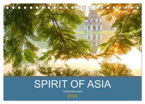 Spirit of Asia (Tischkalender 2024 DIN A5 quer), CALVENDO Monatskalender von Heeb,  Christian