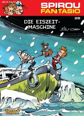 Spirou und Fantasio 28: Die Eiszeit-Maschine von Broca,  Nic, Cauvin,  Raoul