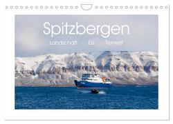 Spitzbergen – Landschaft – Eis – Tierwelt (Wandkalender 2024 DIN A4 quer), CALVENDO Monatskalender von Huppert,  Andreas