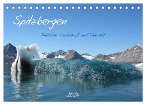 Spitzbergen (Tischkalender 2024 DIN A5 quer), CALVENDO Monatskalender von Schlögl,  Brigitte