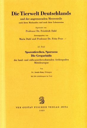 Sporentierchen, Sporozoa von Geus,  Armin