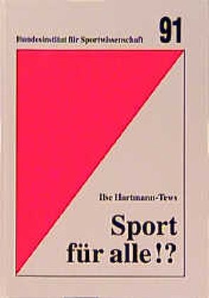 Sport für alle!? von Hartmann-Tews,  Ilse