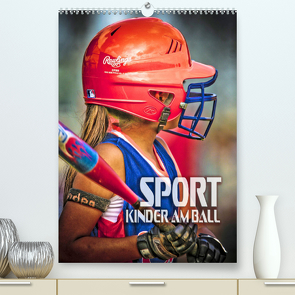 Sport – Kinder am Ball (Premium, hochwertiger DIN A2 Wandkalender 2022, Kunstdruck in Hochglanz) von Bleicher,  Renate