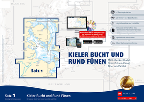 Sportbootkarten Satz 1: Kieler Bucht und Rund Fünen (Ausgabe 2020) von Agency,  Danish Geodata