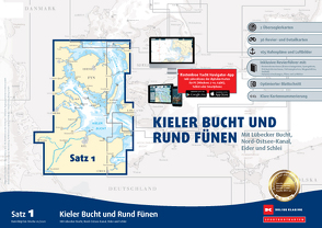 Sportbootkarten Satz 1: Kieler Bucht und Rund Fünen (Ausgabe 2021) von Agency,  Danish Geodata