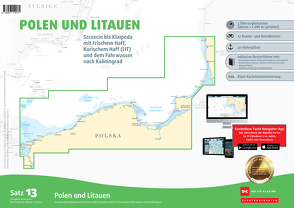 Sportbootkarten Satz 13: Polen und Litauen (Ausgabe 2020/2021)
