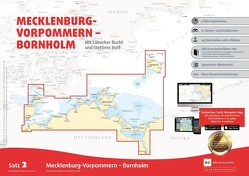 Sportbootkarten Satz 2: Mecklenburg-Vorpommern – Bornholm (Ausgabe 2022)