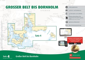 Sportbootkarten Satz 4: Großer Belt bis Bornholm (Ausgabe 2022)