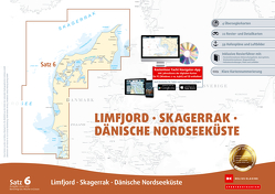 Sportbootkarten Satz 6: Limfjord – Skagerrak – Dänische Nordseeküste (Ausgabe 2020/2021) von Agency,  Danish Geodata