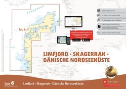 Sportbootkarten Satz 6: Limfjord – Skagerrak – Dänische Nordseeküste (Ausgabe 2022/2023) von Agency,  Danish Geodata