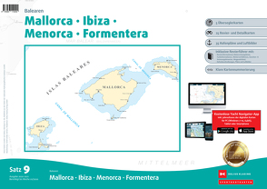 Sportbootkarten Satz 9: Balearen (Ausgabe 2020/2021)