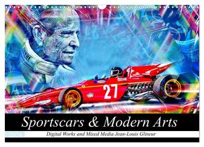Sportscars & Modern Arts (Wandkalender 2024 DIN A3 quer), CALVENDO Monatskalender von Glineur alias DeVerviers,  Jean-Louis