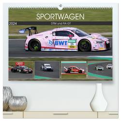 SPORTWAGEN DTM und FIA GT (hochwertiger Premium Wandkalender 2024 DIN A2 quer), Kunstdruck in Hochglanz von SchnelleWelten,  SchnelleWelten