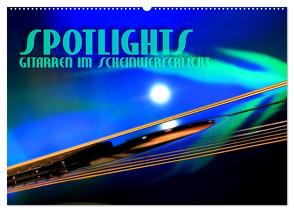 SPOTLIGHTS – Gitarren im Scheinwerferlicht (Wandkalender 2024 DIN A2 quer), CALVENDO Monatskalender von Bleicher,  Renate