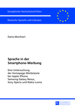 Sprache in der Smartphone-Werbung von Monihart M.A.,  Daria
