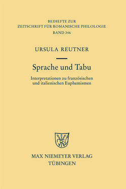 Sprache und Tabu von Reutner,  Ursula