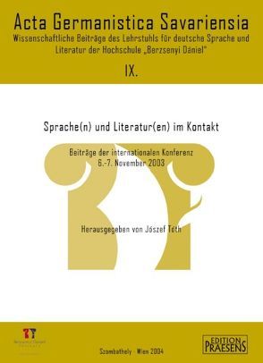Sprache(n) und Literatur(en) im Kontakt von Tóth,  József