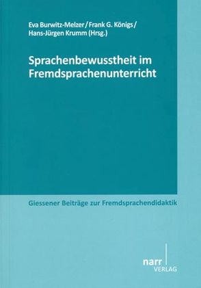 Sprachenbewusstheit im Fremdsprachenunterricht von Burwitz-Melzer,  Eva, Koenigs,  Frank G, Krumm,  Hans-Juergen