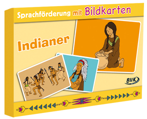 Sprachförderung mit Bildkarten Indianer von Herkenrath,  Hanna, Hochmann,  Carmen, Thoenes,  Sonja
