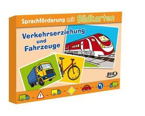 Sprachförderung mit Bildkarten Verkehrserziehung und Fahrzeuge von Hoffmann,  Natalie, Stedeler-Gabriel,  Christiane, Thoenes,  Sonja