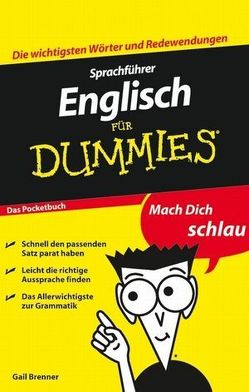 Sprachführer Englisch für Dummies Das Pocketbuch von Brenner,  Gail, Mistol,  Barbara