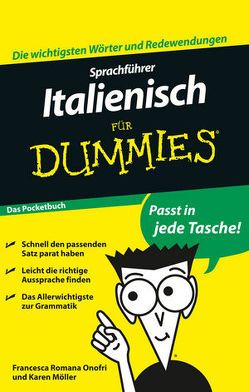 Sprachführer Italienisch für Dummies Das Pocketbuch von Möller,  Karen Antje, Onofri,  Francesca Romana, Tanzella,  Cinzia
