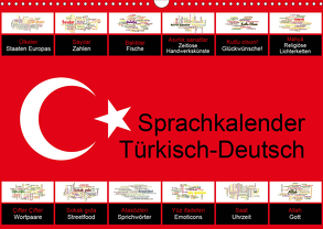 Sprachkalender Türkisch-Deutsch (Wandkalender 2020 DIN A3 quer) von Liepke,  Claus