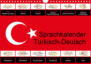 Sprachkalender Türkisch-Deutsch (Wandkalender 2020 DIN A4 quer) von Liepke,  Claus