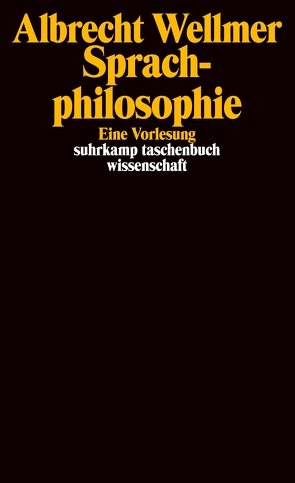 Sprachphilosophie von Hoffmann,  Thomas, Rebentisch,  Juliane, Sonderegger,  Ruth, Wellmer,  Albrecht