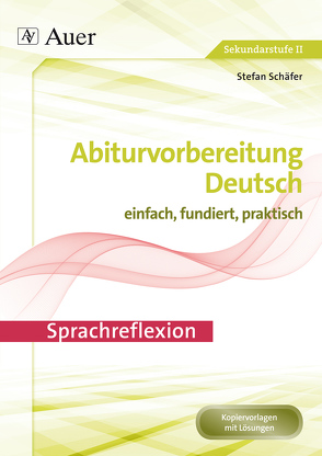 Sprachreflexion von Schaefer,  Stefan