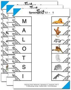 Sprachtwist. Lesen – Spannen – Kontrollieren / Sprachtwist 1, Arbeitskarten von Heberling,  Wolfgang, Roos,  Udo, Wintersohl,  Ulrike