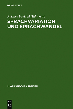 Sprachvariation und Sprachwandel von Ureland,  P. Sture