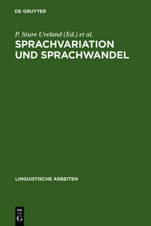 Sprachvariation und Sprachwandel von Ureland,  P. Sture
