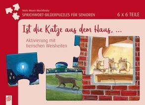 Sprichwort-Bilderpuzzles für Senioren: Ist die Katze aus dem Haus … von Meyer-Muchlinski,  Niels