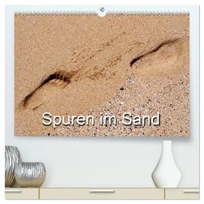 Spuren im Sand (hochwertiger Premium Wandkalender 2024 DIN A2 quer), Kunstdruck in Hochglanz von Pocketkai,  Pocketkai