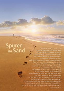 Spuren im Sand – Poster von Busch,  Eva-Maria, Powers,  Margaret Fishback