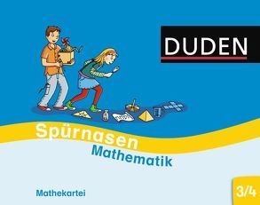 Spürnasen Mathematik / 3./4. Schuljahr – Mathekartei mit Schachtel von Bülow,  Sandra, Hahn,  Günther, Helmerich,  Markus, Herold,  Anja, Herrndorf,  Sophie, Koch,  Charlotte, Lengnink,  Katja, Mester,  Dorothee, Rach,  Madita, Stein,  Andrea, Tomczak,  Elisabeth