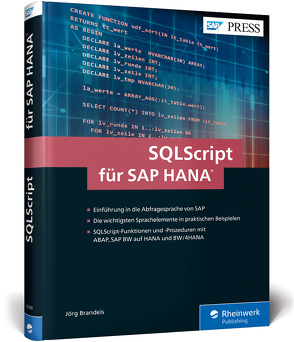 SQLScript für SAP HANA von Brandeis,  Jörg