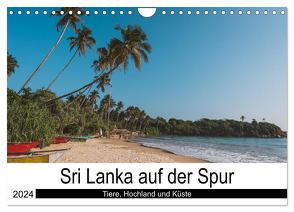 Sri Lanka auf der Spur – Tiere, Hochland und Küste (Wandkalender 2024 DIN A4 quer), CALVENDO Monatskalender von Time,  Secluded