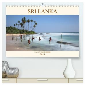 Sri Lanka Das Wunder Asiens (hochwertiger Premium Wandkalender 2024 DIN A2 quer), Kunstdruck in Hochglanz von Brack,  Roland