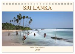 Sri Lanka Das Wunder Asiens (Tischkalender 2024 DIN A5 quer), CALVENDO Monatskalender von Brack,  Roland