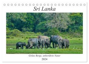 Sri Lanka, Grüne Berge – unberührte Natur (Tischkalender 2024 DIN A5 quer), CALVENDO Monatskalender von Böck,  Herbert