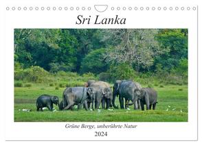 Sri Lanka, Grüne Berge – unberührte Natur (Wandkalender 2024 DIN A4 quer), CALVENDO Monatskalender von Böck,  Herbert